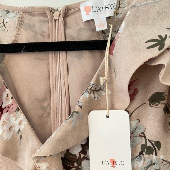 Floral Hi-Low Maxi Dress - Picture 4 of 5